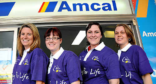Kylie Walters and her work mates and friends Felicity Browne, Mary Henwood and Kylee Huges are few of the people making up team Wishing for a Cure in the Relay for Life. Kylie Walters and her work mates and friends Felicity Browne, Mary Henwood and Kylee Huges are few of the people making up team Wishing for a Cure in the Relay for Life.